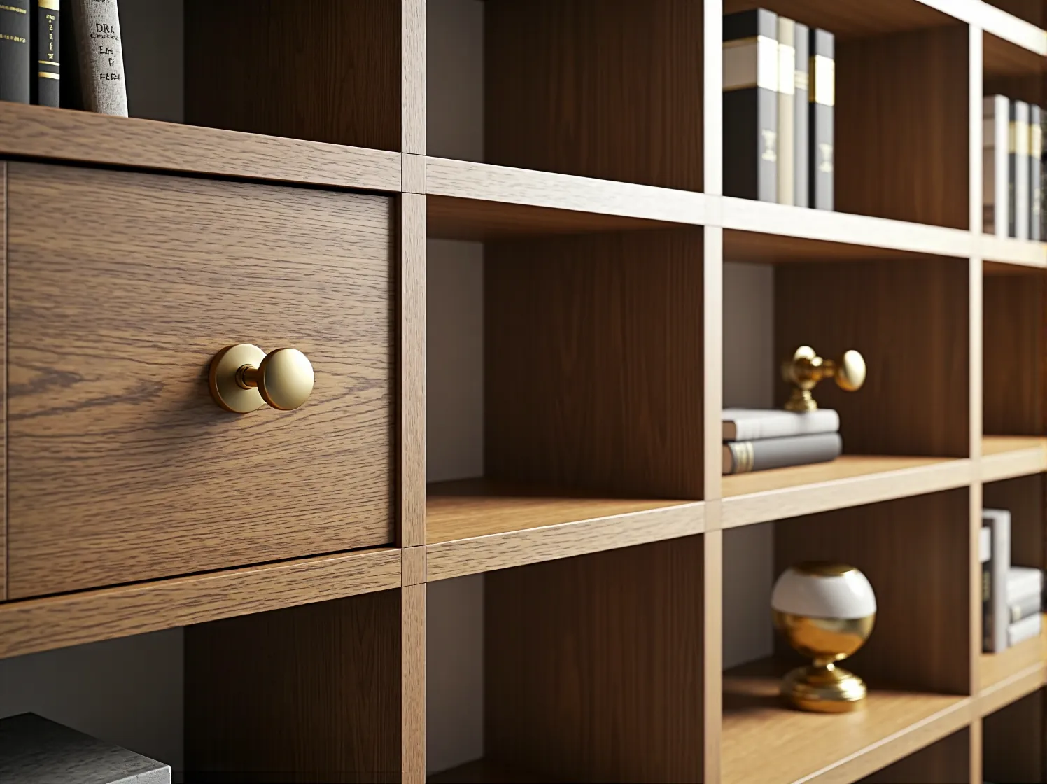 Stylowa biblioteczka DIY – inspiracja do wnętrza modern classic.