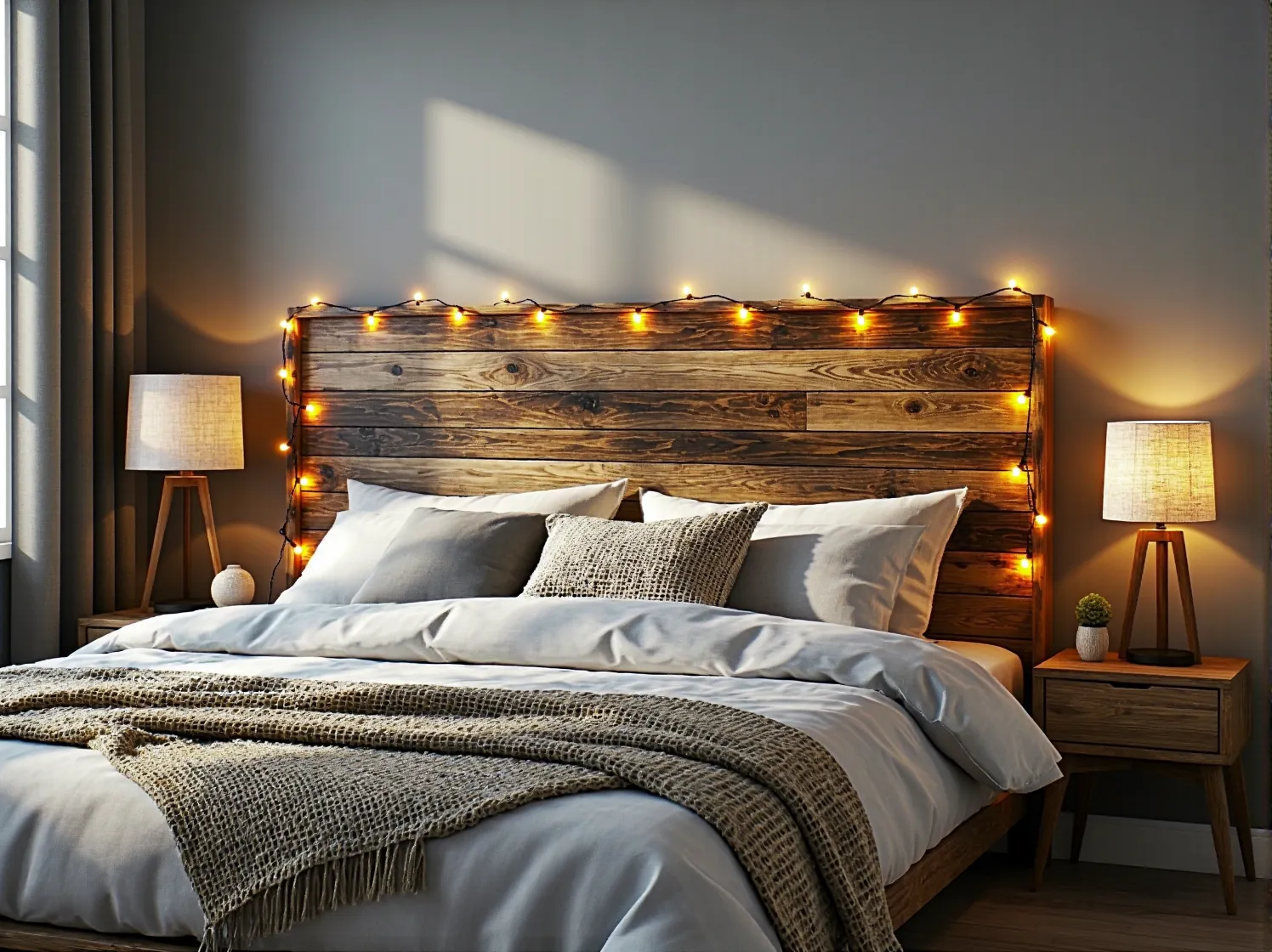 Wąski stolik konsolowy w przedpokoju wykonany ze starego stołu. Pomysły na upcykling i oszczędność miejsca.