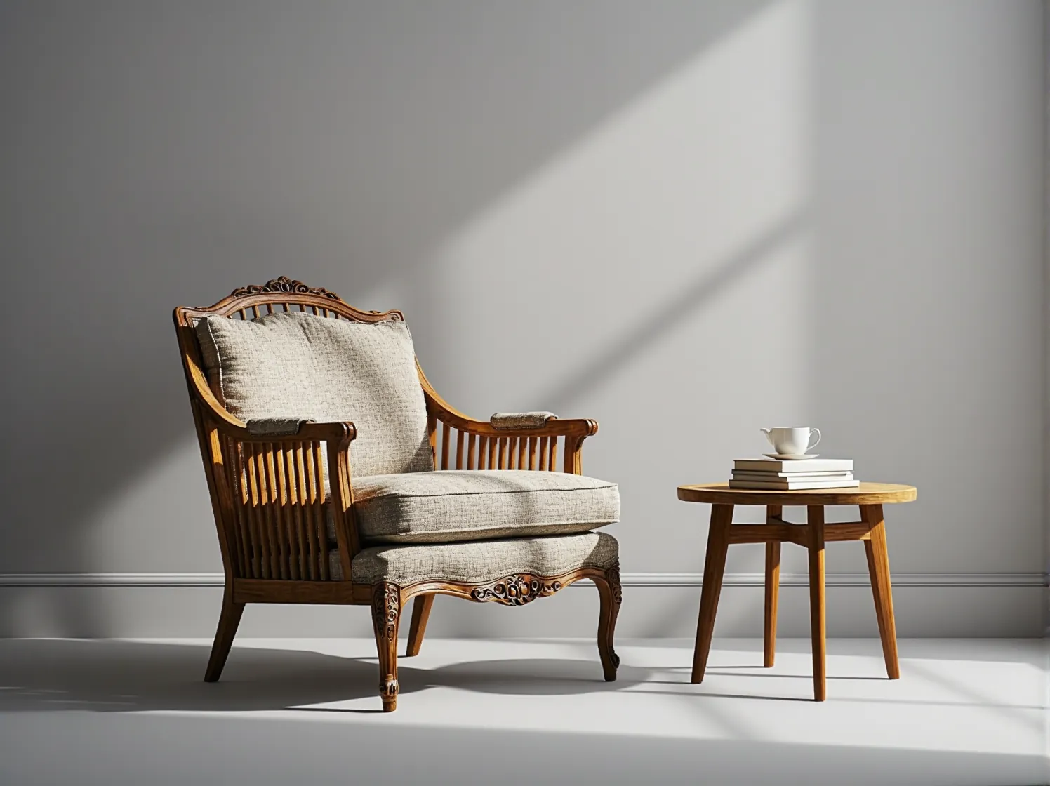 Efekt przed i po lakierowaniu drewna. Porównanie zniszczonej i odnowionej lakierem wodnym powierzchni.