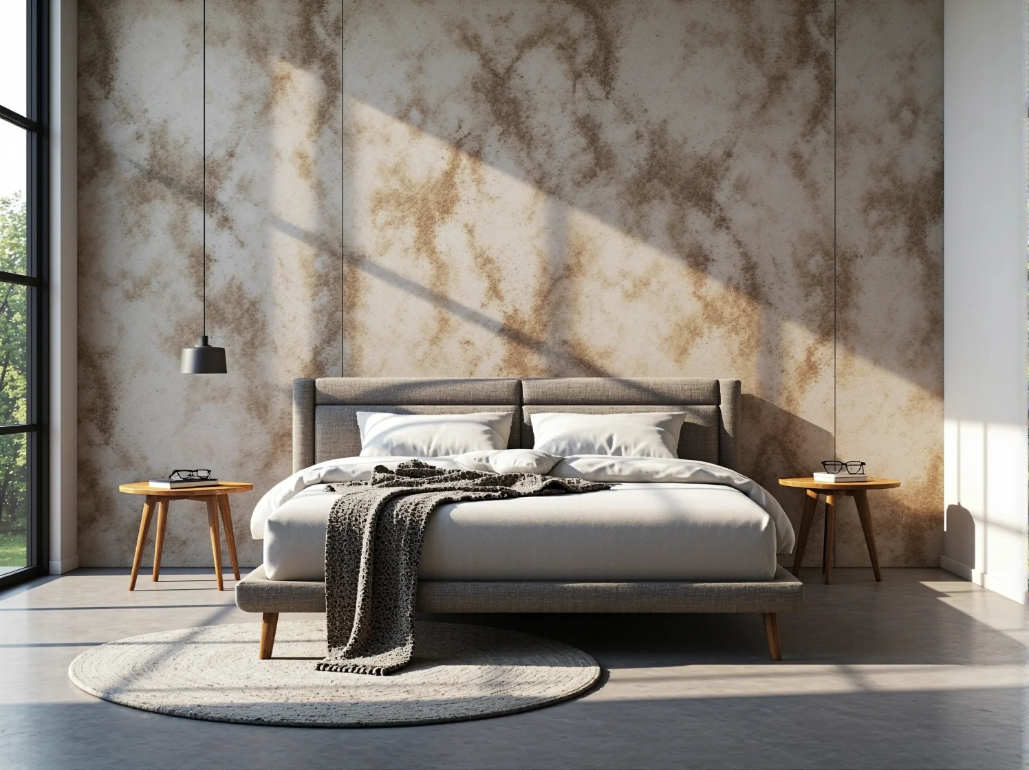 Zbliżenie na smukłą podstawę łóżka kontynentalnego w wersji Slim oszczędzającej miejsce.