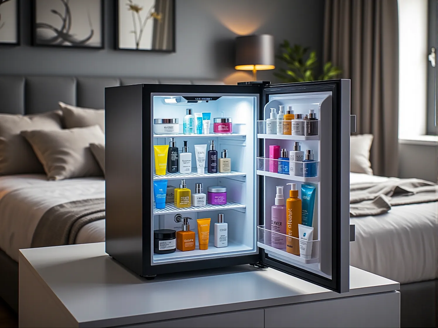 Ochrona kosmetyków przed słońcem zapobiegająca utlenianiu się cennych składników w preparatach.