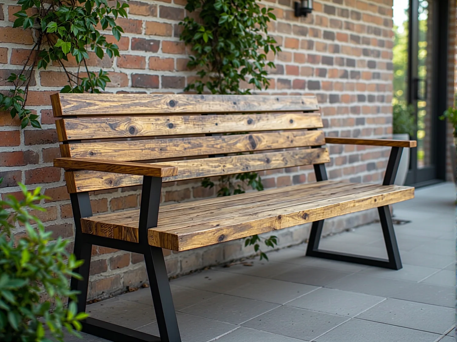 Zbliżenie na wodoodporną poduszkę ogrodową, kluczową cechę mebli odpornych na warunki atmosferyczne.