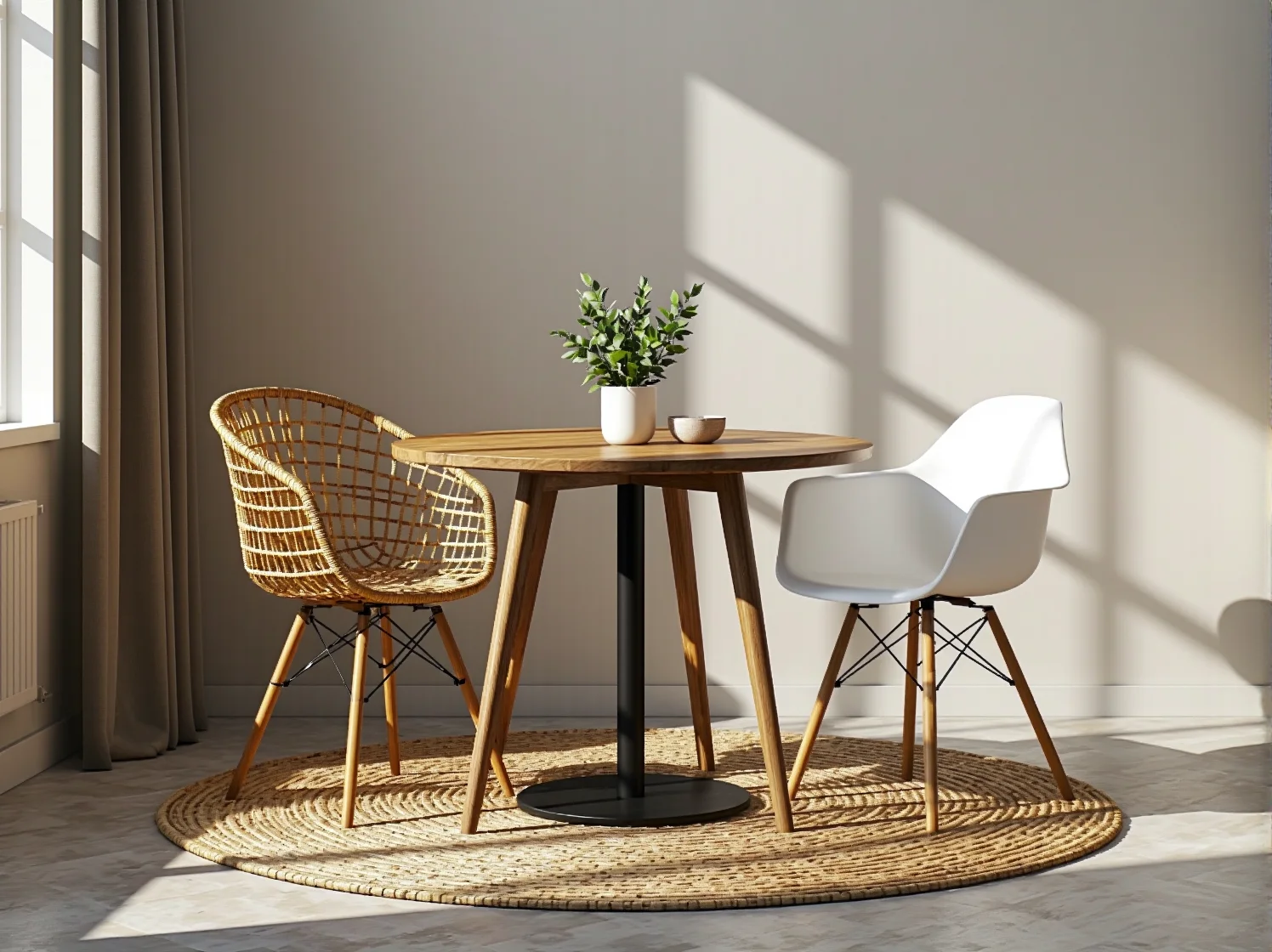 Zbliżenie na ergonomiczne, welurowe krzesło do jadalni, łączące w sobie elegancję i najwyższy komfort siedzenia.